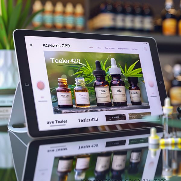Achetez du CBD avec le site tealer420